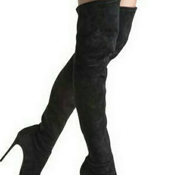 dolce and gabbana knee high boots